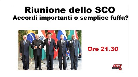 Riunione dello SCO - Accordi importanti o semplice fuffa?