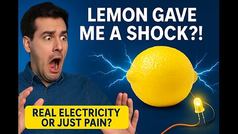 Lemon SHOCKED Me?! ⚡ Is This Real Electricity or Just Pain?