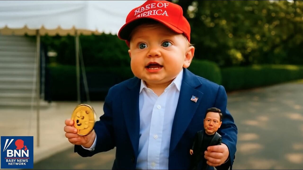 Baby Donald Trump Considers DEPORTING Elon Musk