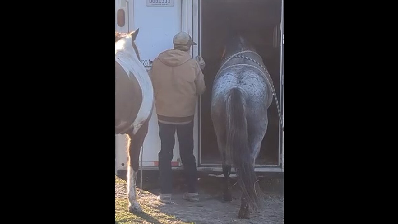Steele practice & Avi test of trailer skills - 8 April 2025