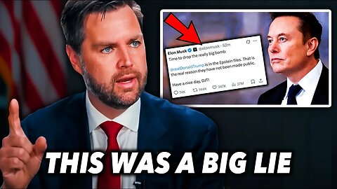 JD Vance Breaks Silence on Elon Musk’s Lies...