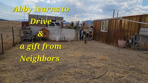 Abby learns to Drive - Electrical Installation & a gift from Neighbors