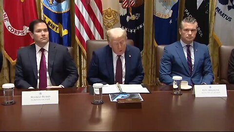 President Donald J. Trump: "I want to thank you all for being here as we prepare