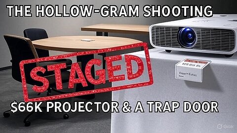 HOLLOW-gram: The $66,596 Projector & The Charlie Kirk STAGED Shooting