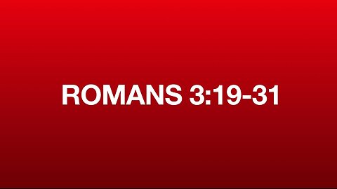 Romans 3:19-31