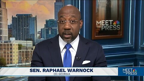 Sen Raphael Warnock Refuses To Answer If Biden Should Have Dropped Out Earlier