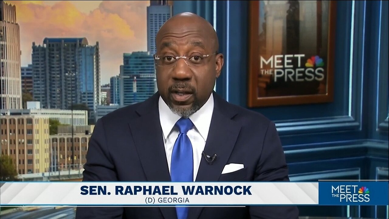 Sen Raphael Warnock Refuses To Answer If Biden Should Have Dropped Out Earlier