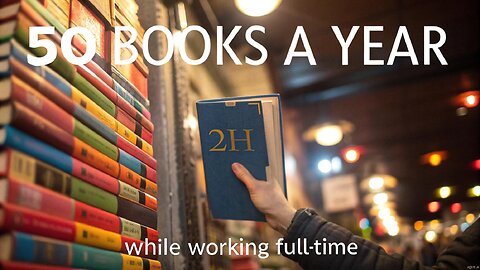 How to Read 50 Books a Year (Without Quitting Your Job)