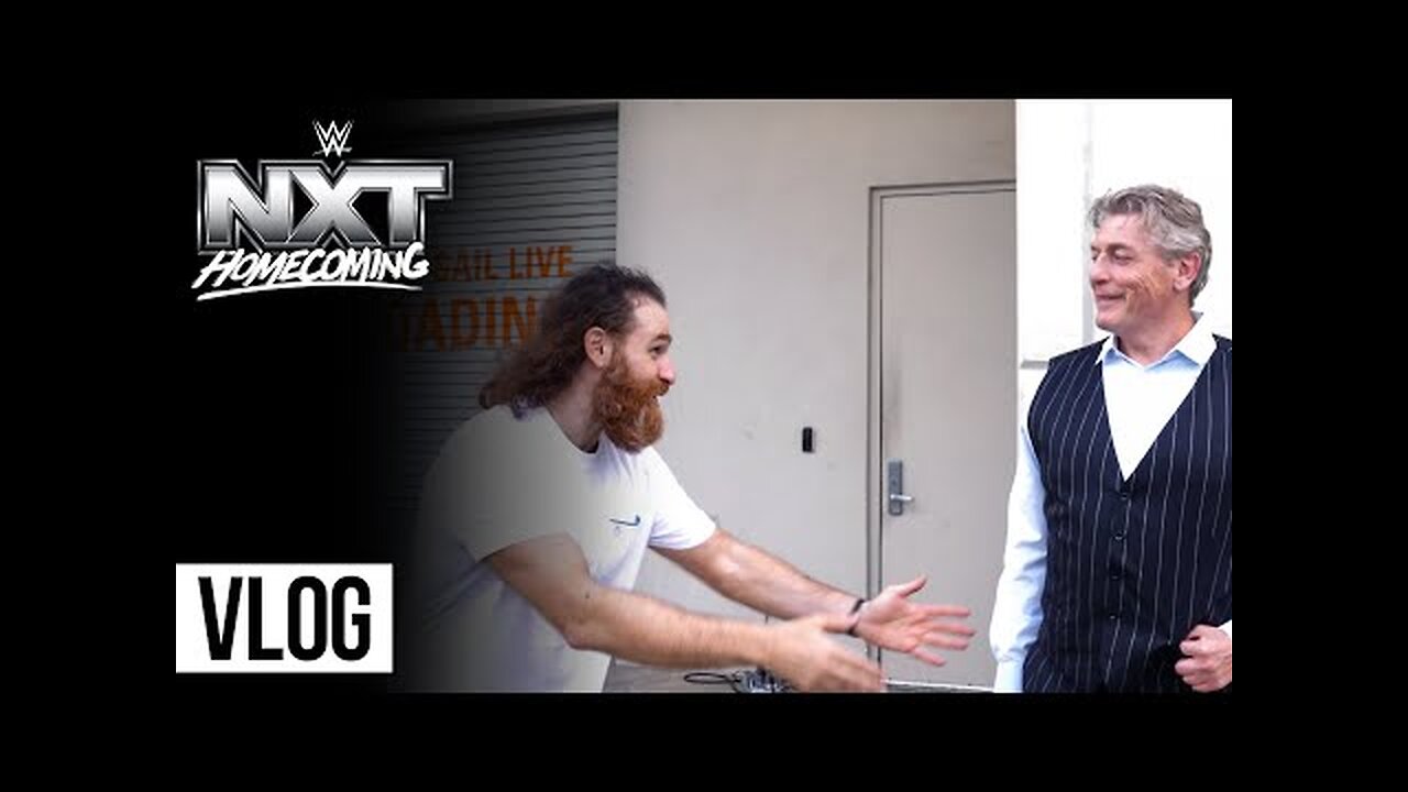 Behind the scenes of NXT Homecoming_ WWE Vlog