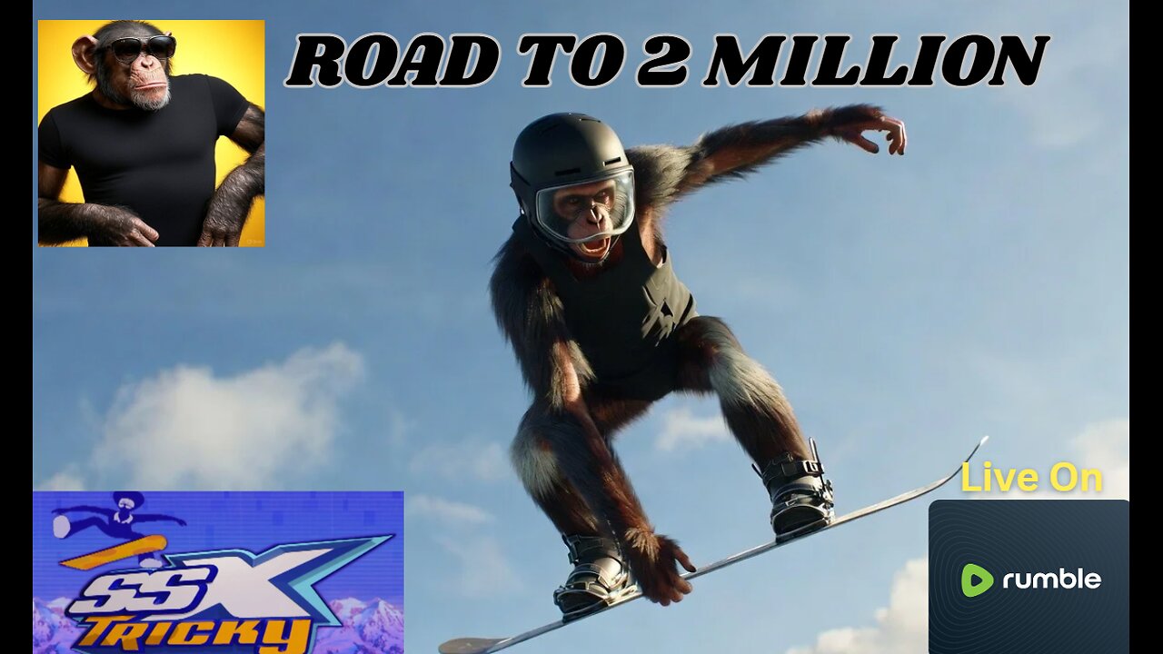 SSX Tricky with CHIMPS! Road to 2 Million Trick Points!