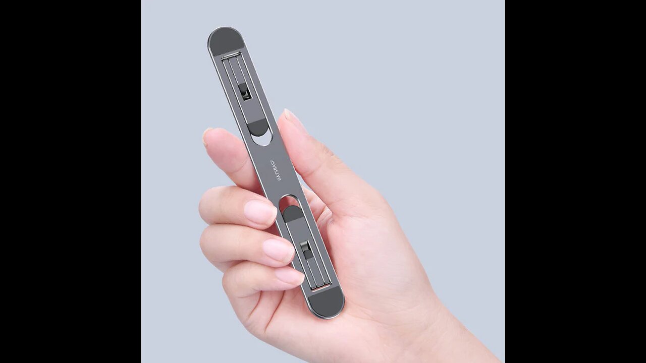 Portable Aluminum Laptop Stand, with Adjustable & Ergonomic Design, for Home, Office, Study & More