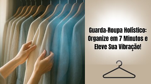 Guarda-Roupa Holístico: Organize em 7 Minutos e Eleve Sua Vibração!