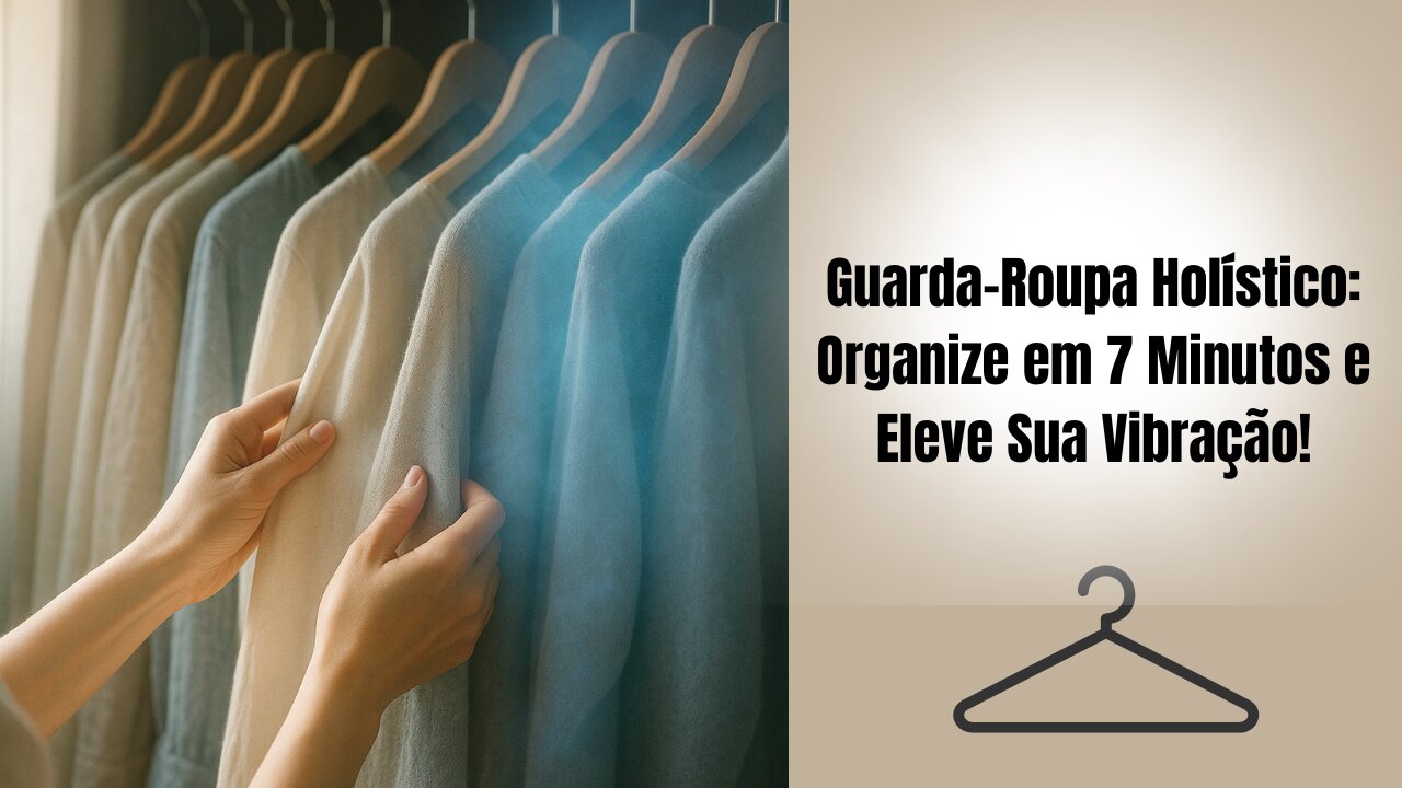 Guarda-Roupa Holístico: Organize em 7 Minutos e Eleve Sua Vibração!