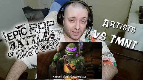 Epic Rap Battles Of History | Artists VS TMNT | First Time Reacting