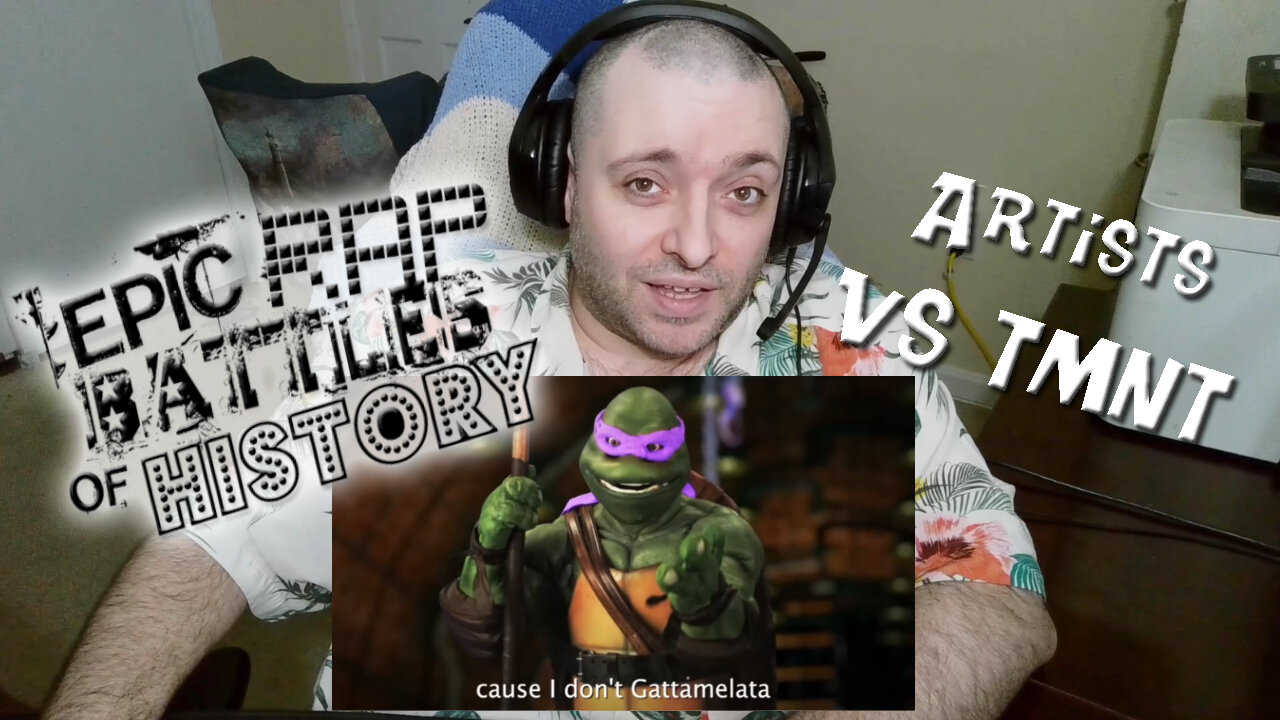 Epic Rap Battles Of History | Artists VS TMNT | First Time Reacting