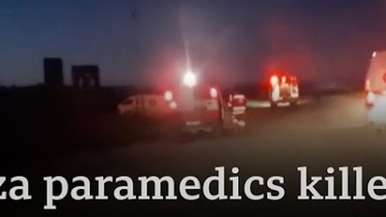 New video shows Israeli soldiers shooting dead 15 emergency workers in Gaza | BBC News