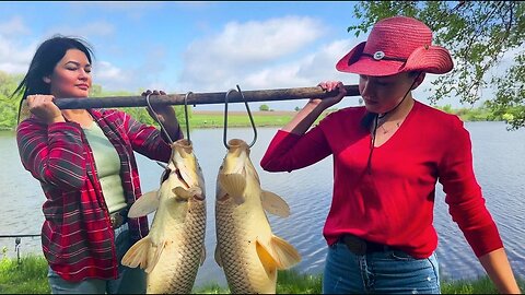 Flavors of the Fire 🔥 Whole Carp Cooked with Patience and Love