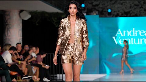 Jaskiran Kaur’s Breathtaking Slow-Mo Walk 🔥 | Andrea Venturoli at Miami Swim Week 2024