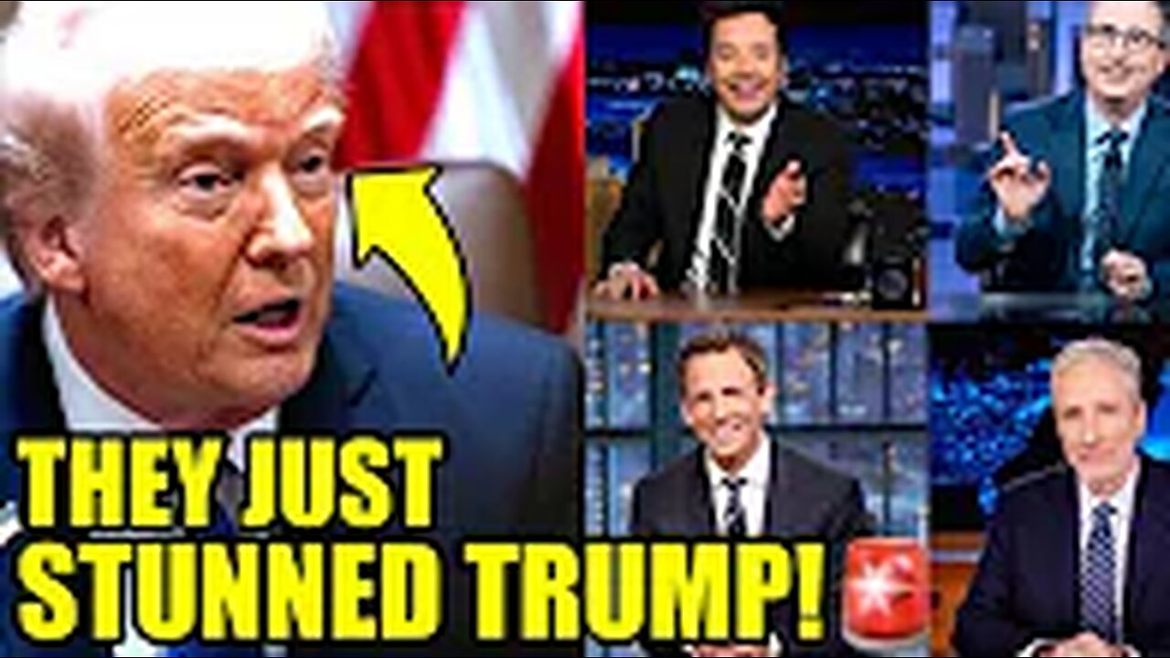 🚨Fallon, Stewart, Oliver And Meyers DROP BOMB On Trump