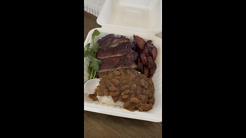 That’s A BBQ Plate!! 🔥🍽️🍗💯