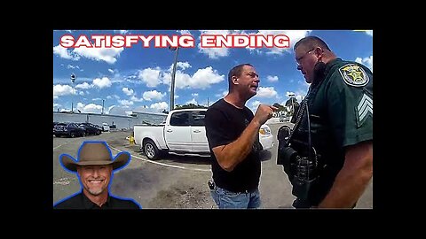 Man Challenges the Wrong Cop to a Fight