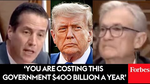 WATCH: Moreno Tears Into Fed Chair Powell: ‘You Were Elected By One Person, He Doesn’t Want You’