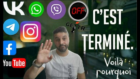 📱🛑🫡🙅‍♂️🔚 | Je QUITTE toutes les PLATEFORMES sur lesquelles je suis pour me CONSACRER sur une SEULE..