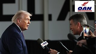 OAN’s Dan Ball Speaks With President Trump and First Lady Melania Trump