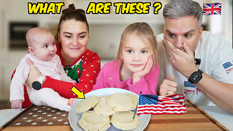 Brits Try America’s Favourite Cookie | Butter Cookies 🍪 | Family Taste Test