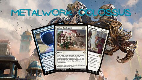 Azorius Metalwork Colossus | Magic the Gathering Arena | Tarkir Dragonstorm | Pioneer Gameplay