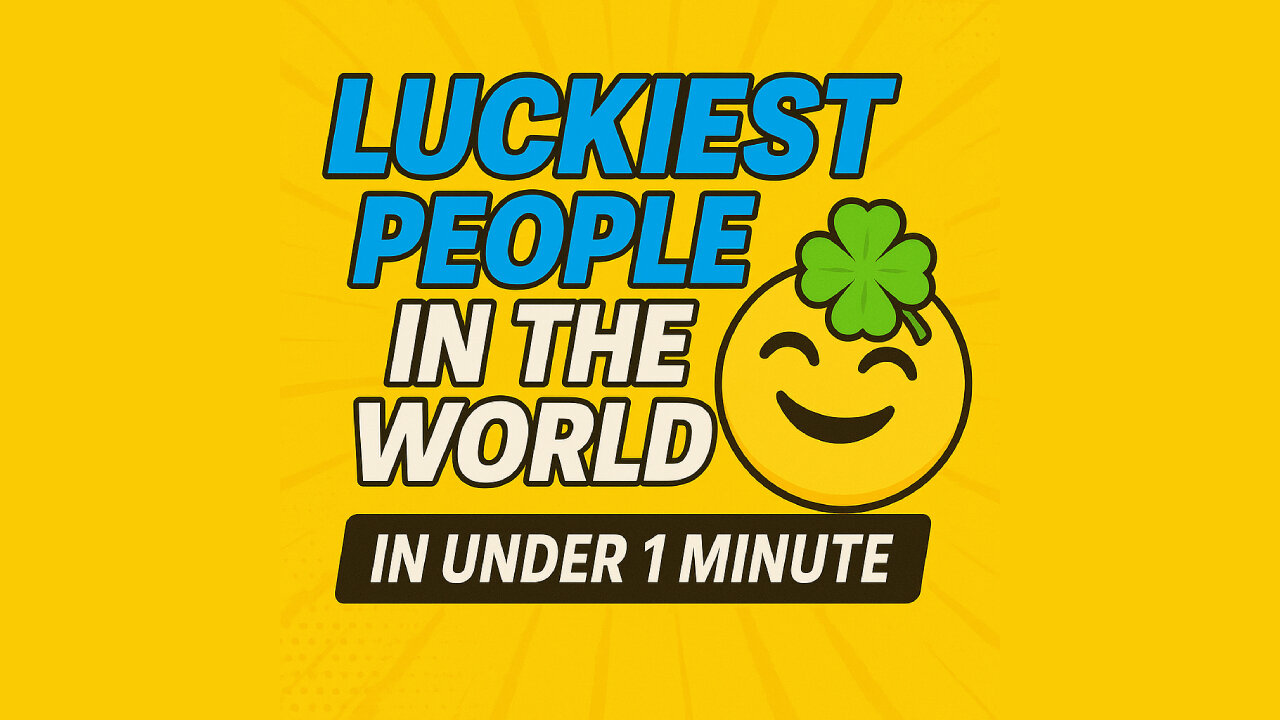 LUCKIEST People in the WORLD 😱💰 | In under 1 Minute!