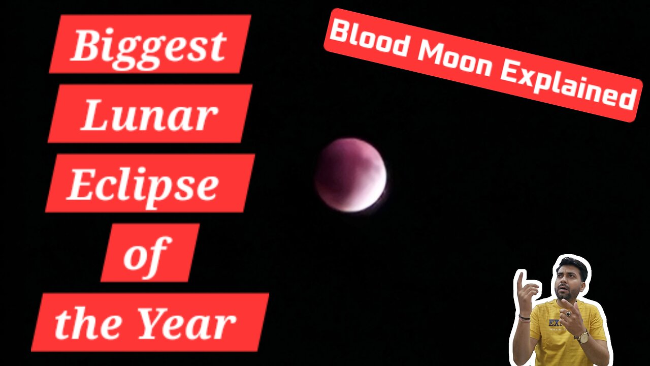 🚨 Biggest Lunar Eclipse of the Year | Blood Moon Explained🌙