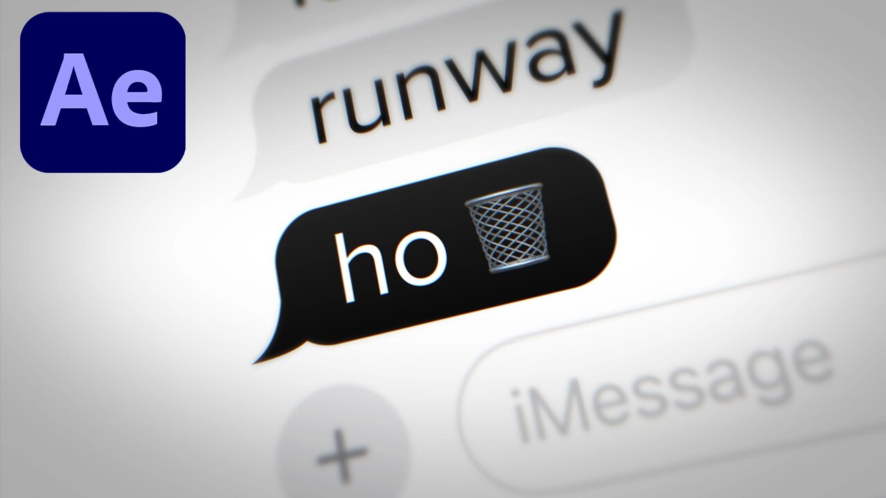 How to Turn iMessage Into a Lyric Video – Apple UI Style in After Effects