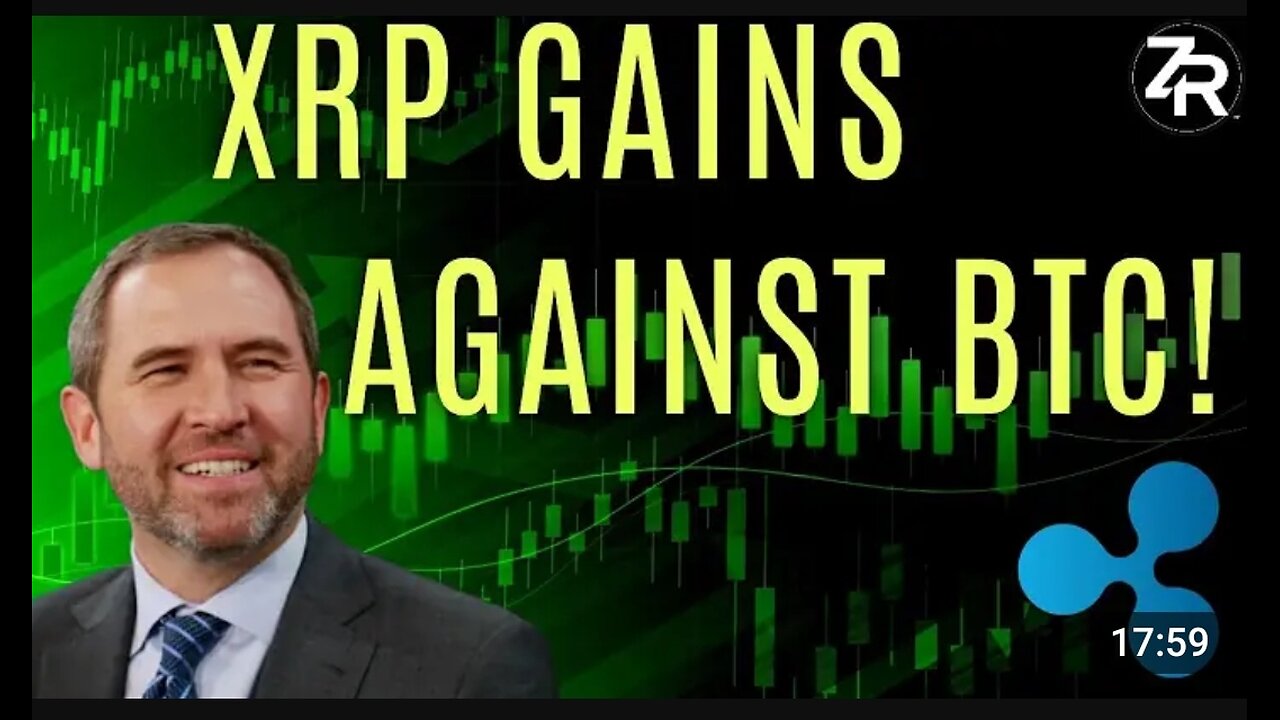 XRP Gains Against Bitcoin!