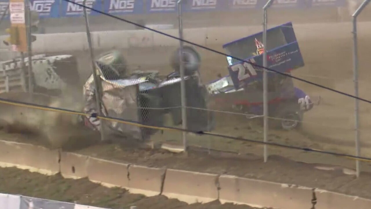 Sprint Car Driver Kalib Henry Injured In Hard Crash, Airlifted To Hospital From Attica Raceway Park