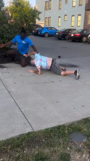 2 man try’s to jump another man