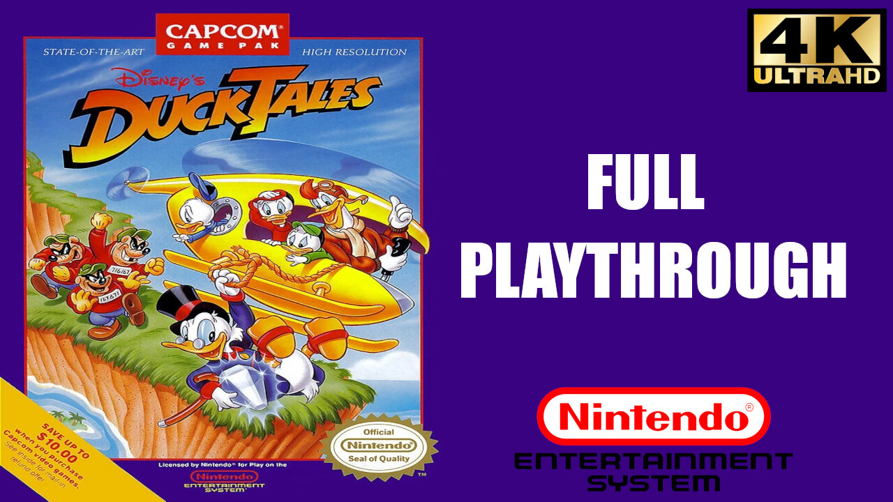DuckTales - Nintendo - Full Playthrough