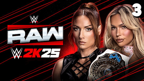 WWE 2K25 Raw August 11th 2025 - Match 3: Sneaky!