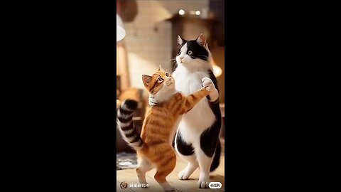 "Cats Buddy Dance Party! 🐱🎶😂"