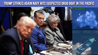 High Seas Showdown ⚓ Trump Administration Hits Suspected Drug Boat In The Pacific