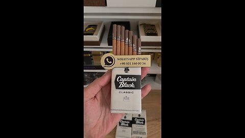 Captain Black Classıc ( Black Cavendish ) Sigara x10 Paket