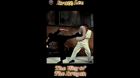 Cross kick Studio Films Bruce Lee Way of the Dragon