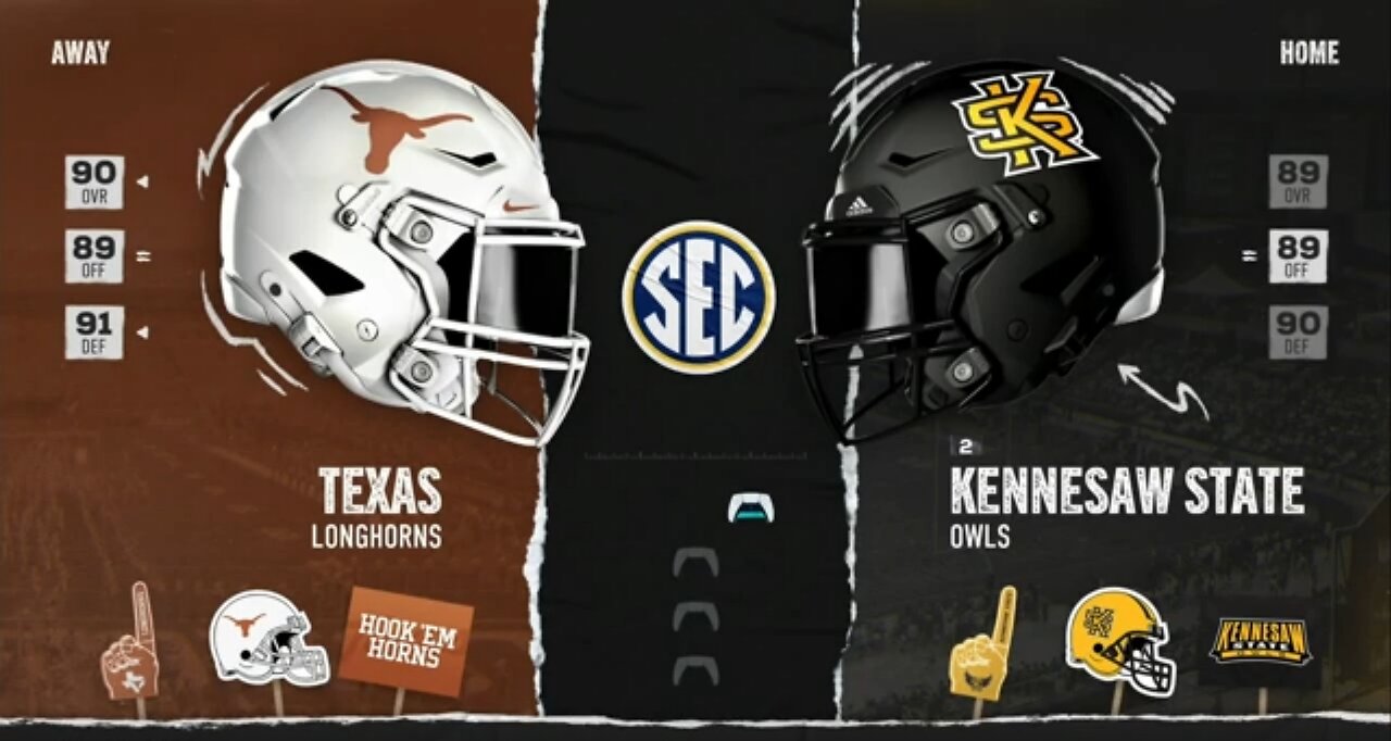 S4 Rebuild Kennesaw State vs Texas Ep9: Can our QB keep up the Heisman stats?