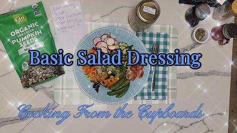 Basic salad dressing