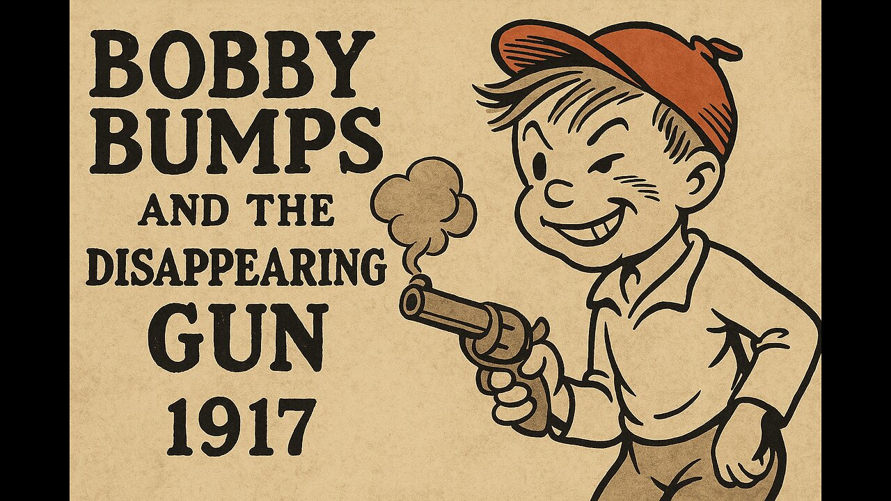 Bobby Bumps and the Disappearing Gun (1917) | Silent Cartoon | Public Domain Animation