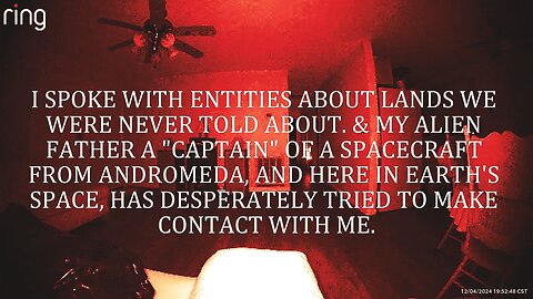 MY ALIEN FATHER "TIMON" & CAPTAIN OF AN ANDROMEDA SPACECRAFT FOUND ME HERE ON EARTH!