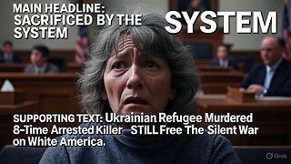 THEY KNEW: Ukrainian Refugee BUTCHERED by Repeat Offender | The SYSTEM'S War on White People