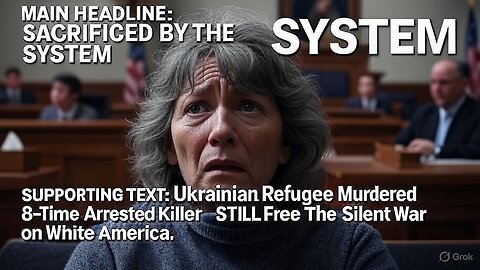 THEY KNEW: Ukrainian Refugee BUTCHERED by Repeat Offender | The SYSTEM'S War on White People