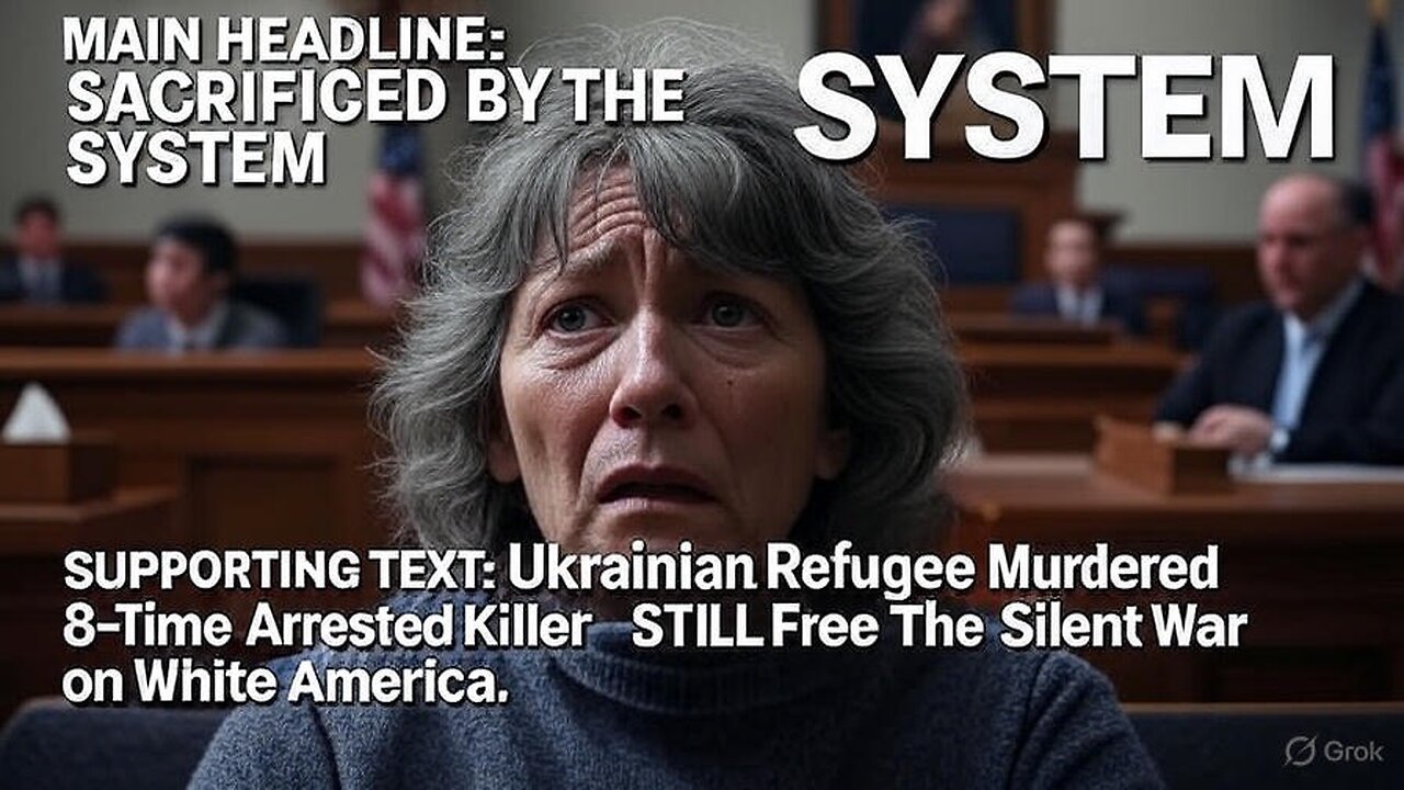 THEY KNEW: Ukrainian Refugee BUTCHERED by Repeat Offender | The SYSTEM'S War on White People