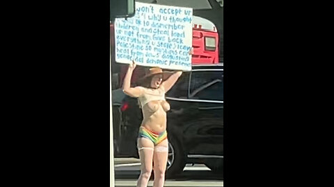 It’s going wild West Hollywood, California what’s next? Today, topless woman tomorrow.?